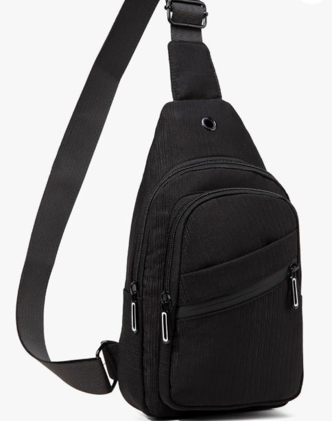 EVANCARY Small Sling Bag for Women Men, Sling Backpack Chest Daypack Crossbody Bag for Travel Outdoor Hiking
